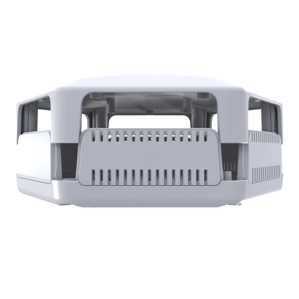 cbhex1-24-wh CAMDENBOSS Enclosure CBHEX1-24-WH for Raspberry Pi,  White