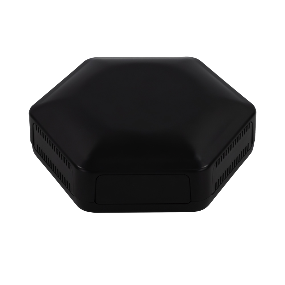 CAMDENBOSS Enclosure CBHEX1-33-BK for Raspberry Pi,  Black