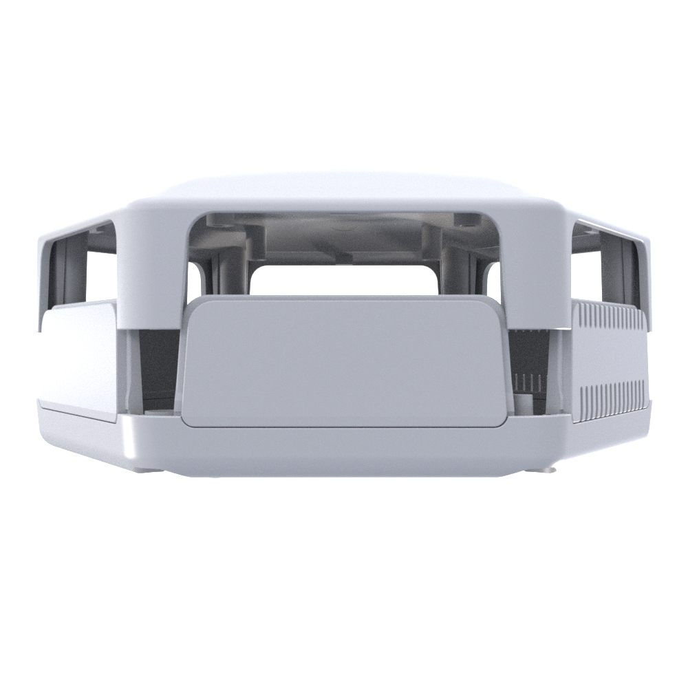 cbhex1-33-wh CAMDENBOSS Enclosure CBHEX1-33-WH for Raspberry Pi,  White