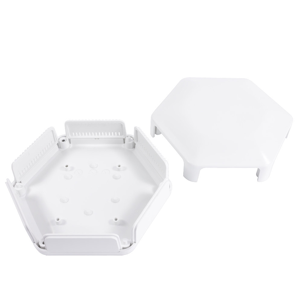 cbhex1-33-wh CAMDENBOSS Enclosure CBHEX1-33-WH for Raspberry Pi,  White