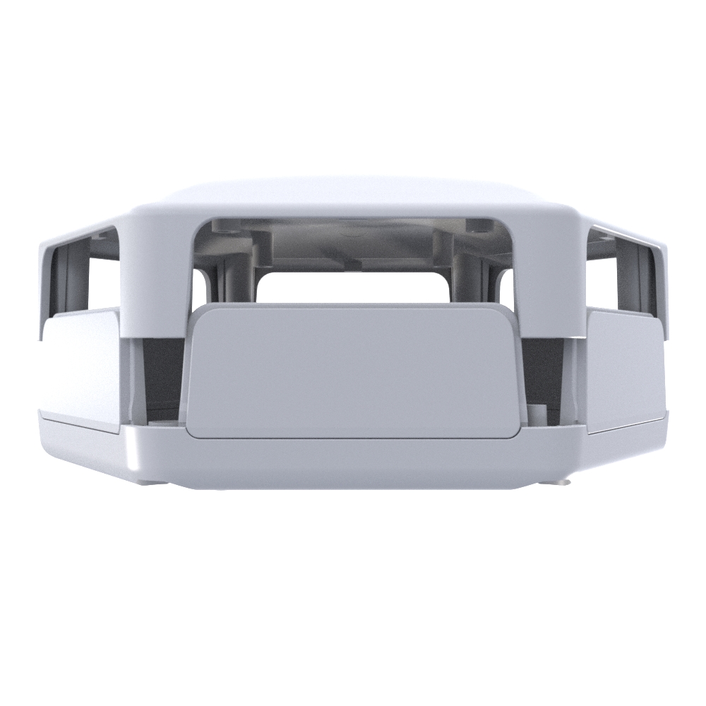 cbhex1-60-wh CAMDENBOSS Enclosure CBHEX1-60-WH for Raspberry Pi,  White