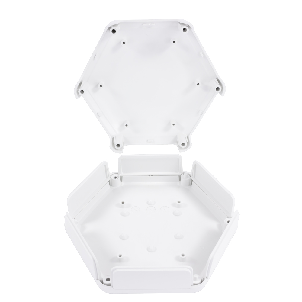 cbhex1-60-wh CAMDENBOSS Enclosure CBHEX1-60-WH for Raspberry Pi,  White