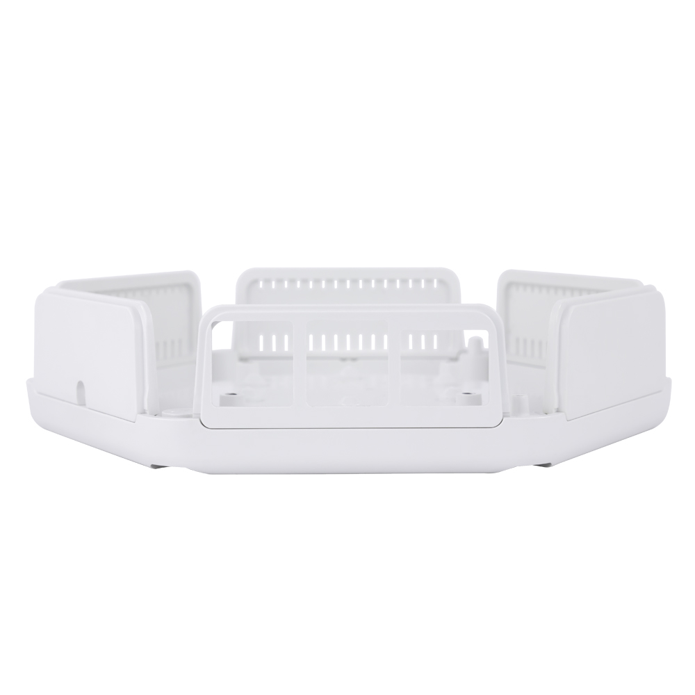cbhex1-pi4-wh CAMDENBOSS Enclosure CBHEX1-PI4-WH for Raspberry Pi,  White