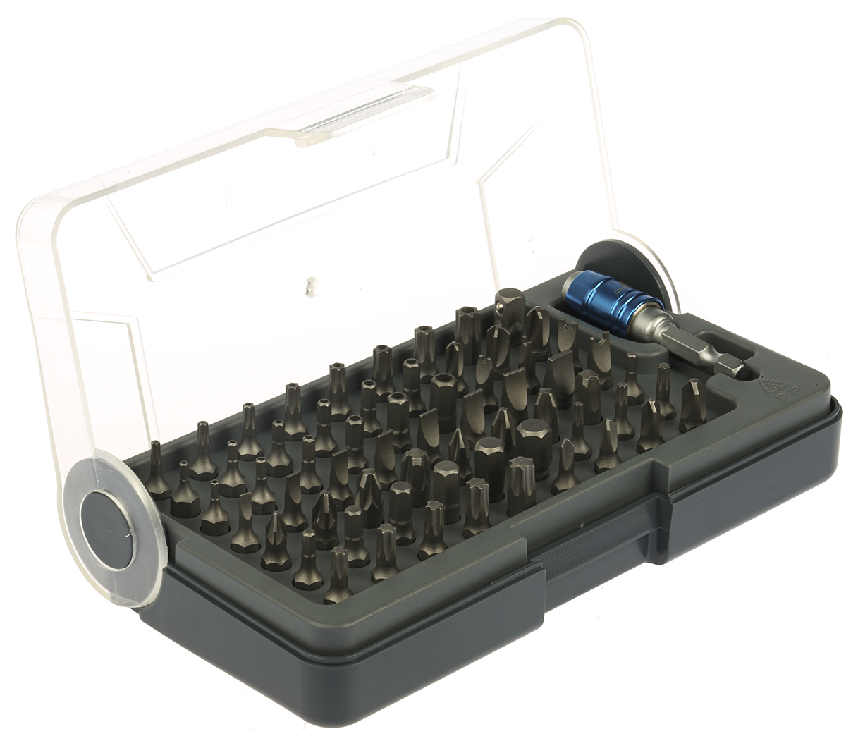 cbk64eu Crescent, Hex, Phillips, Pozidriv, Torx, Tri-Wing Driver Bit 64 Pieces