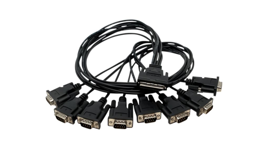 MOXA Male DB9 Cable Assembly, 100 cm
