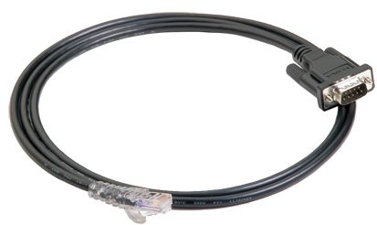 MOXA Male D-Sub 9-Pin to Male 8 pin RJ45, DB9, 10 pin RJ45, DB25 Serial Cable, 1.5 m