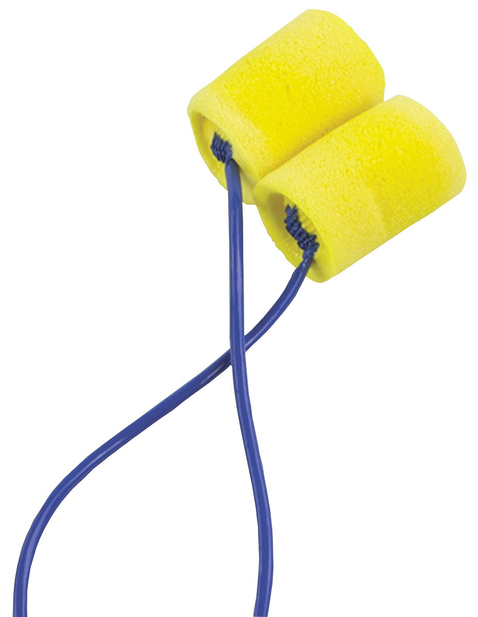 cc-01-000 3M E.A.R Classic Series Blue, Yellow Disposable Ear Plugs, 31 dB Rated 200