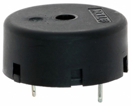 TDK 70dB PCB Mount Low External Piezo Buzzer, 17 (Dia.) x 8mm, 3V ac Min, 30V ac Max