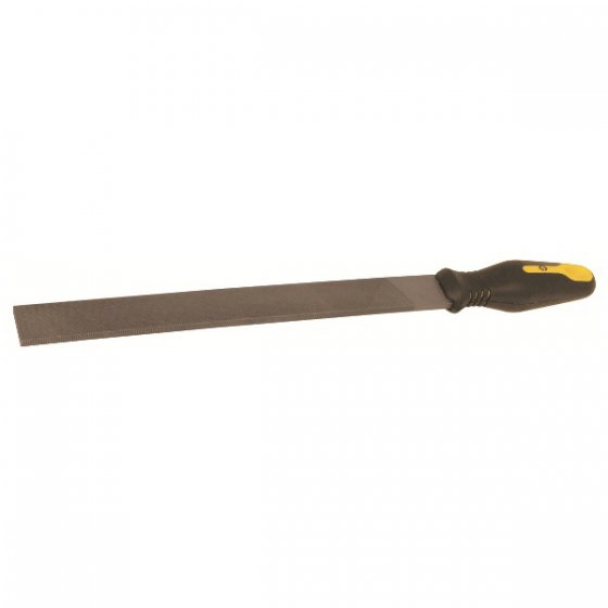 CK 150mm, Second Cut, Flat Engineers File With Soft-Grip Handle