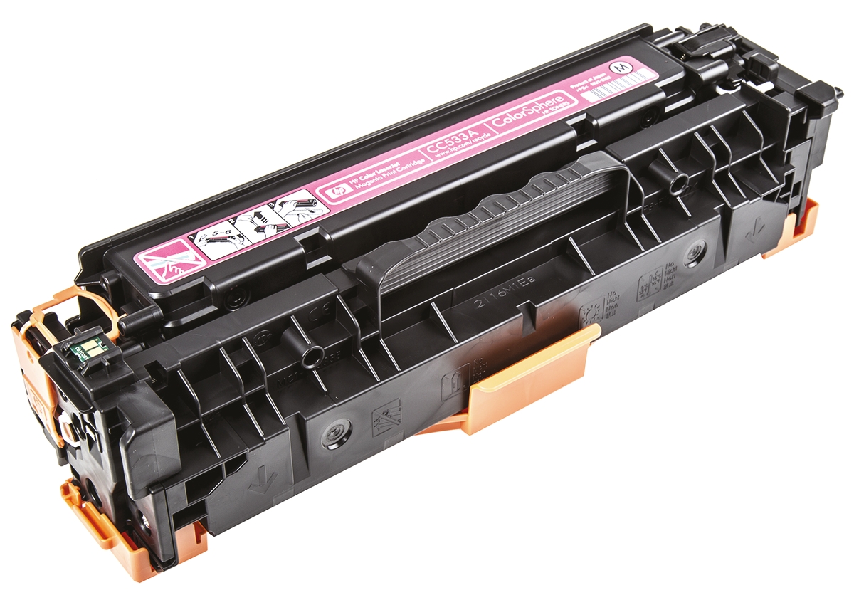 Hewlett Packard CC533A Magenta Toner Cartridge, CM2320, CP2025 Compatible