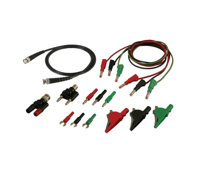 BK Precision Connection Cable & Interchangeable Plug Set for use with Model 9129B Triple Output Programmable DC Power