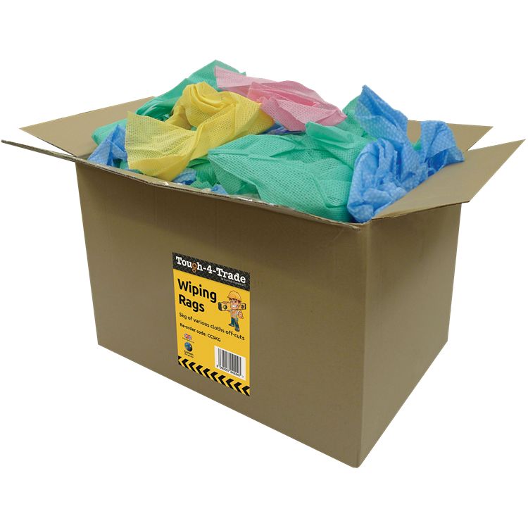 EcoTech Ecotex Multicolour Cloths for Industrial Cleaning, Dry Use, Box, 40 x 36 cm, Single Use