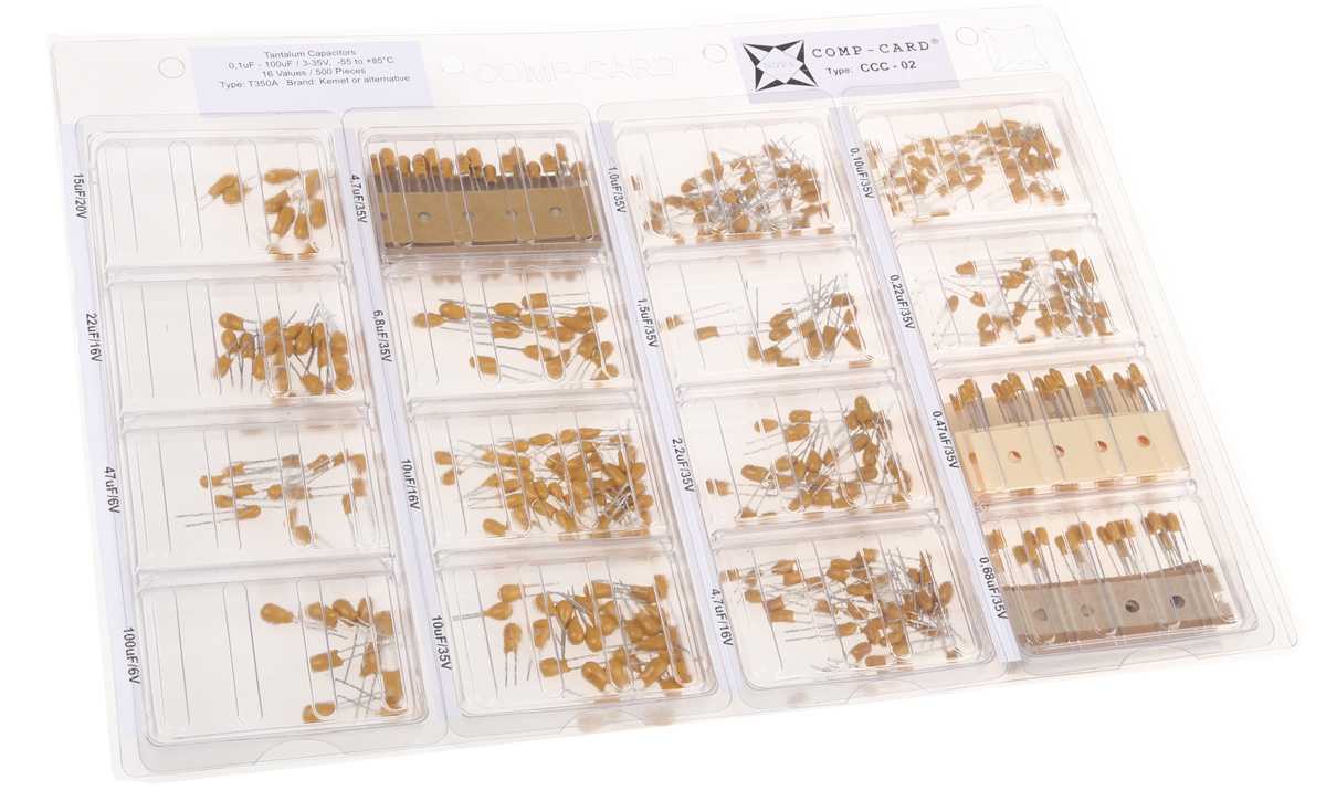 Nova, Through Hole Tantalum Capacitor Kit 500