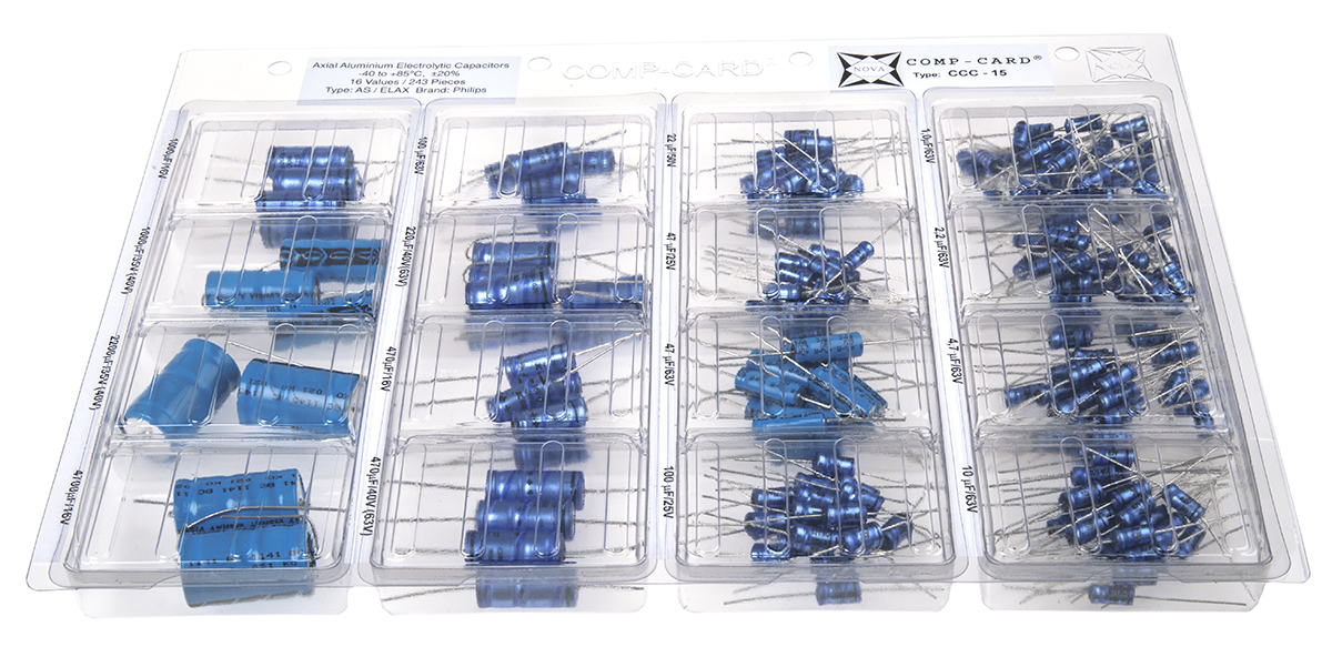 Nova, Through Hole Aluminium Capacitor Kit 243