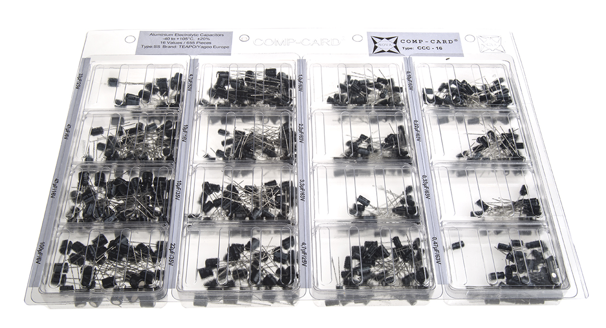 Nova, Through Hole Aluminium Capacitor Kit 655