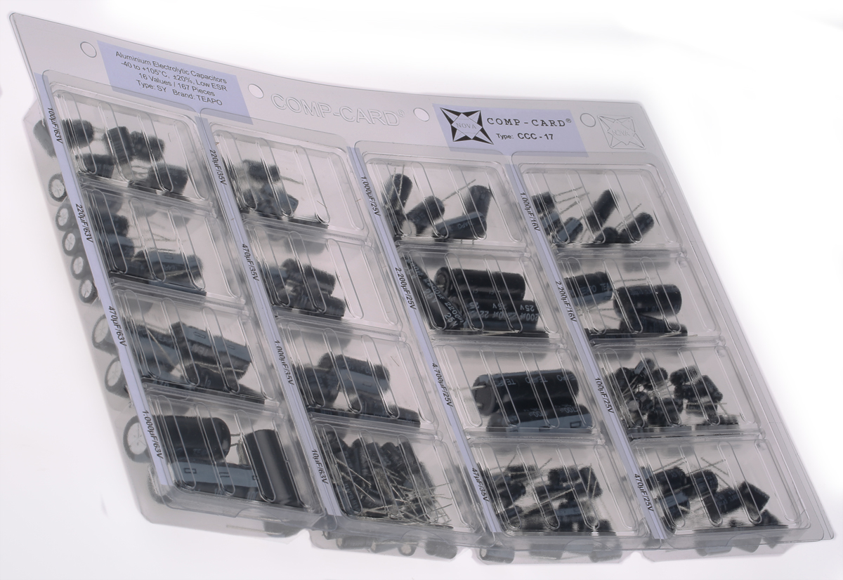 Nova, Through Hole Aluminium Capacitor Kit 167