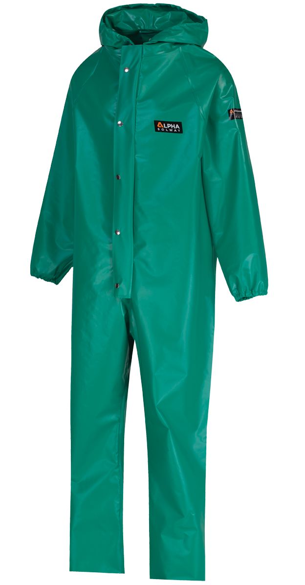 cccma003650gn9 Skytec Green Reusable Polyvinyl Chloride Apron, 910 mm