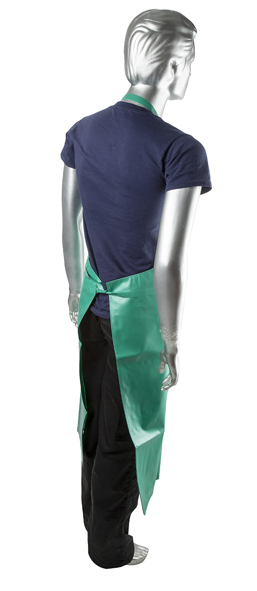 cccma003800gn3 Skytec Green Reusable Polyvinyl Chloride Apron, 1.07 m
