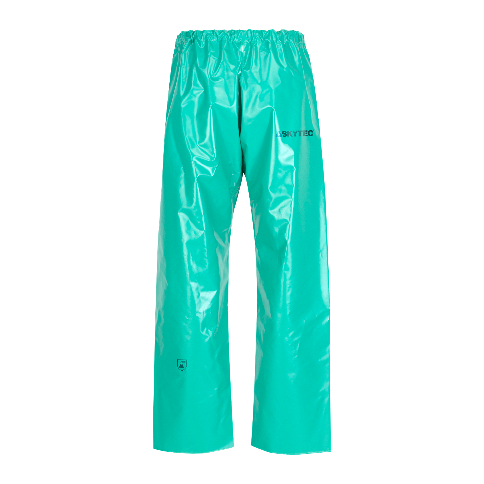 Skytec Chemmaster Unisex Hi Vis Trouser Green 112 to 120 cm Waist 81cm Leg