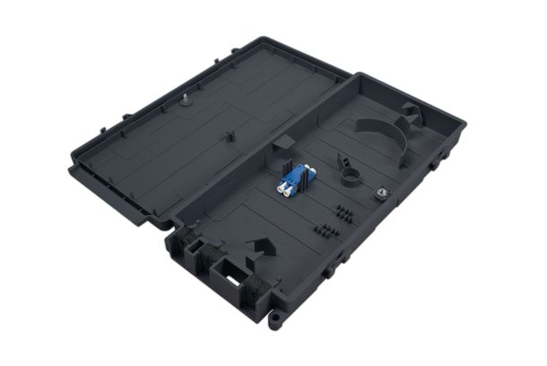 HellermannTyton Connectivity 2 Port LC, Simplex Fibre Optic Patch Panel With 1 Ports Populated 263 mm