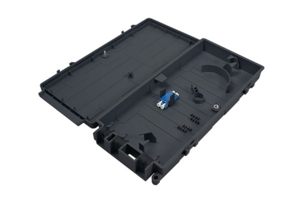 HellermannTyton Connectivity 2 Port LC, Simplex Fibre Optic Patch Panel With 1 Ports Populated 263 mm