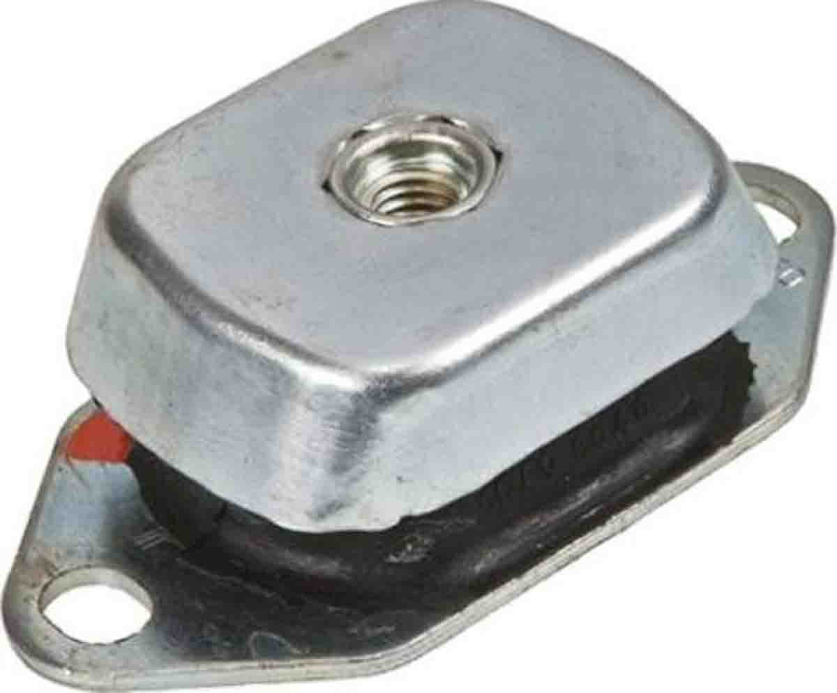 FIBET Rectangular M16 Anti-Vibration Mount, Bell Mount with 80 daN Compression Load