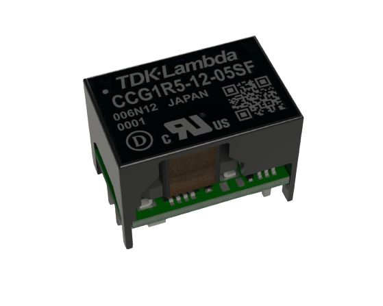TDK-Lambda CCG Isolated DC-DC Converter, 3.3V dc/ 0.4 A Output, 36V dc Input, 9V Input, 100 °C Max Temp -40 °C Min Temp