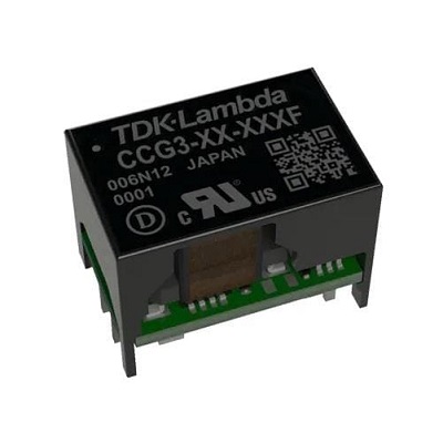 TDK-Lambda CCG Isolated DC-DC Converter, 3.3V dc/ 0.8 A Output, 36V dc Input, 9V Input, 100 °C Max Temp -40 °C Min Temp