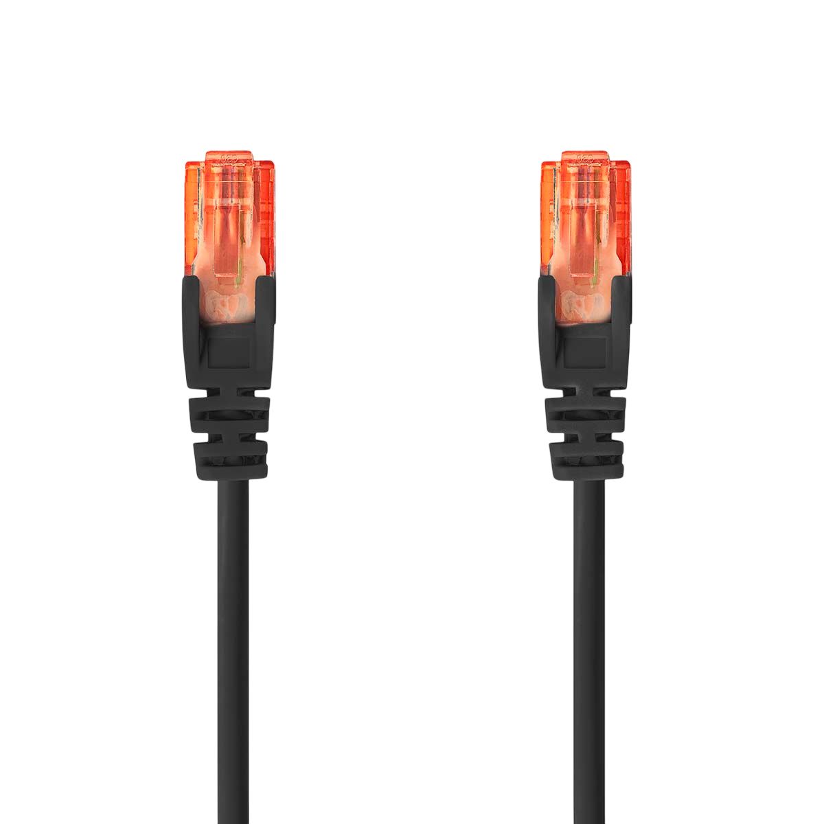 Nedis CCGL85 Cat6 Cat6 Cable, 5 m, Black, Shielded Unscreened Polyvinyl Chloride Sheath