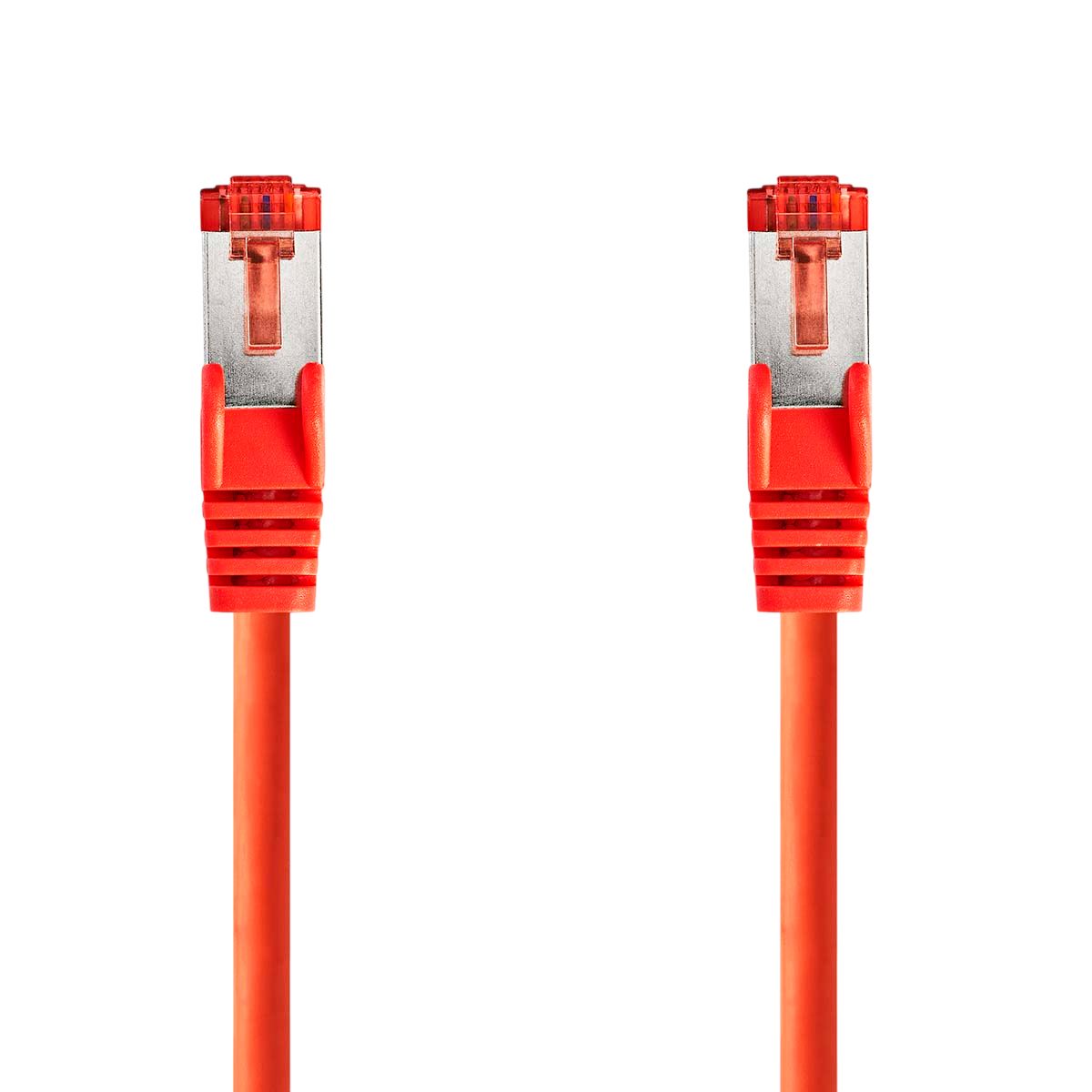 Nedis CCGL85 Cat6 Cat6 Cable, 250 mm, Red, Shielded Screened Polyvinyl Chloride Sheath