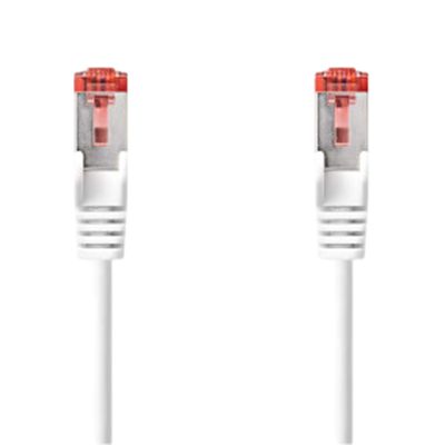 Nedis CCGL85 Cat6 Cat6 Cable, 500 mm, White, Shielded Screened Polyvinyl Chloride Sheath