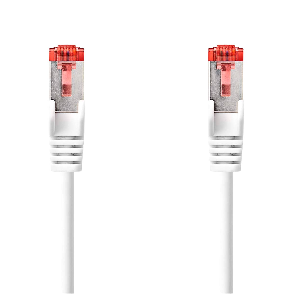 Nedis CCGL85 Cat6 Cat6 Cable, 3 m, White, Shielded Screened Polyvinyl Chloride Sheath