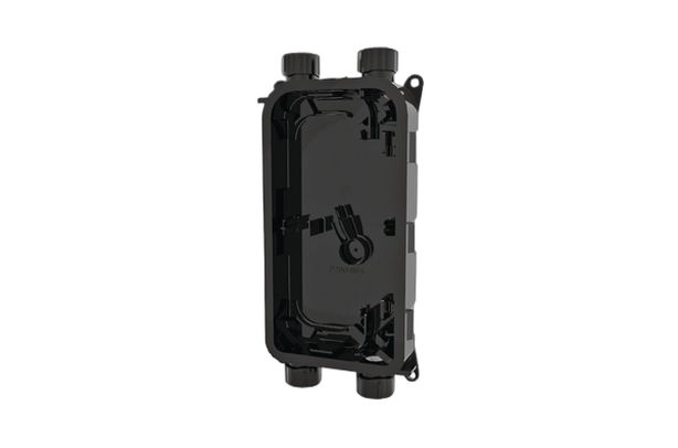 HellermannTyton Connectivity 5 Port LC and SC Adapter, Simplex Fibre Optic Patch Panel With 5 Ports Populated 188 mm