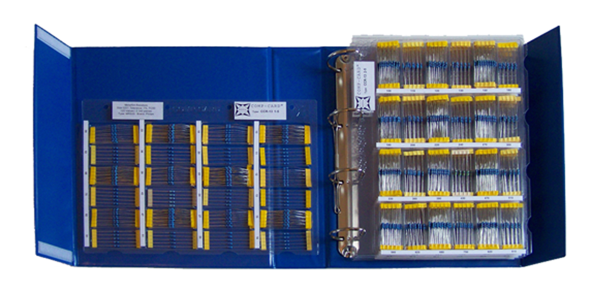 Nova, MF0, Through Hole 120 Resistor Kit 2340, 10 Ω → 1 MΩ