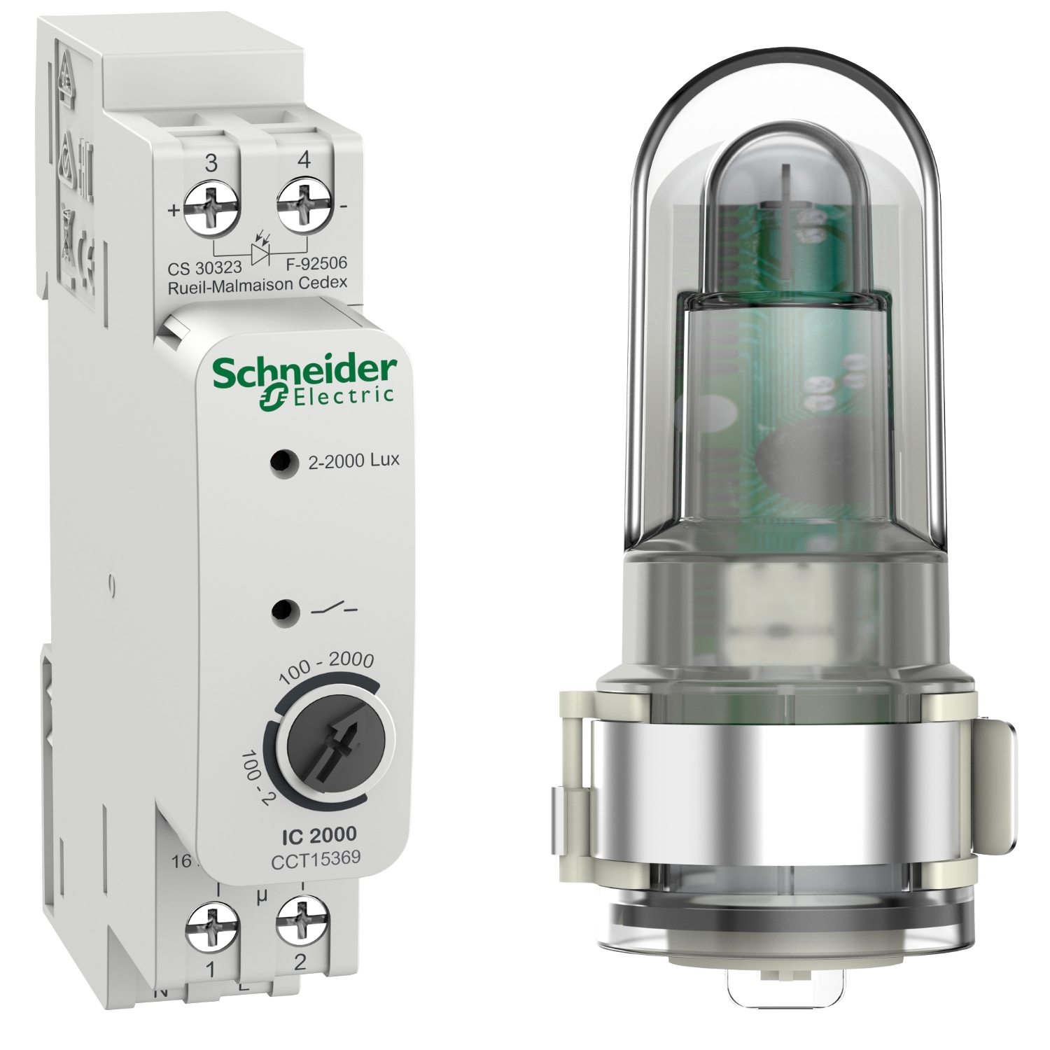 Schneider Electric Twilight Switch Acti9, 1-Channel 230 V ac