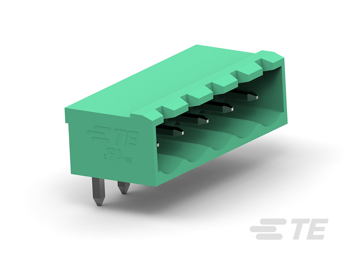 TE Connectivity Buchanan Series Pluggable Terminal Block, 16-Contact, 5 mm Pitch, 1-Row