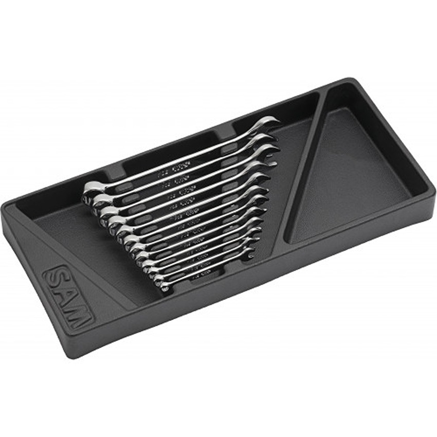 SAM 50A Series 12-Piece Combination Spanner Set, 6 → 17 mm, Chrome Vandium Steel