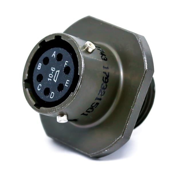 Amphenol Industrial 3 Way Circular Connector Receptacle, Socket Contacts