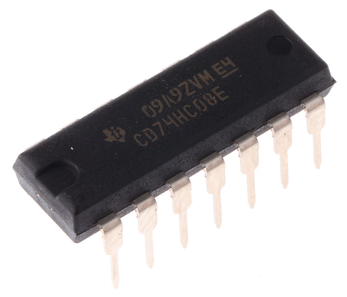 Texas Instruments, 4 2-Input AND Logic Gate, 14-Pin PDIP