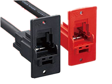 Hirose, EF1 inline connector Cable Mount Socket, 1P, Crimp Termination, 160A, 1 kV ac/dc