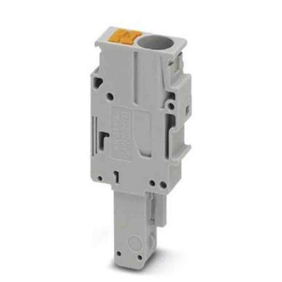 Phoenix Contact, 6.2mm Pitch, Combi Pluggable Solutions, Pluggable Terminal Block, Plug, DIN Rail, Push In Termination,