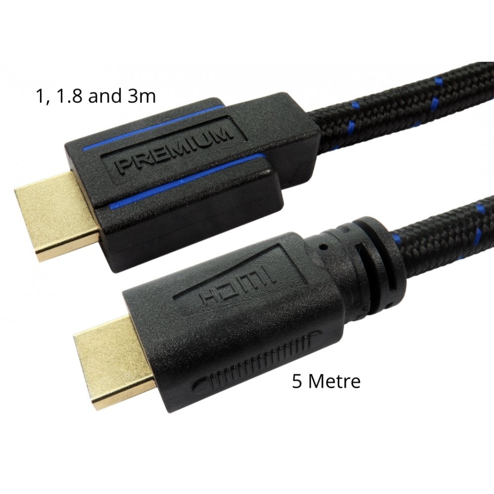 NewLink CDLPREM8K series, 3 m HDMI Cable, - Male HDMI to Male HDMI, HDMI 2.1, Black