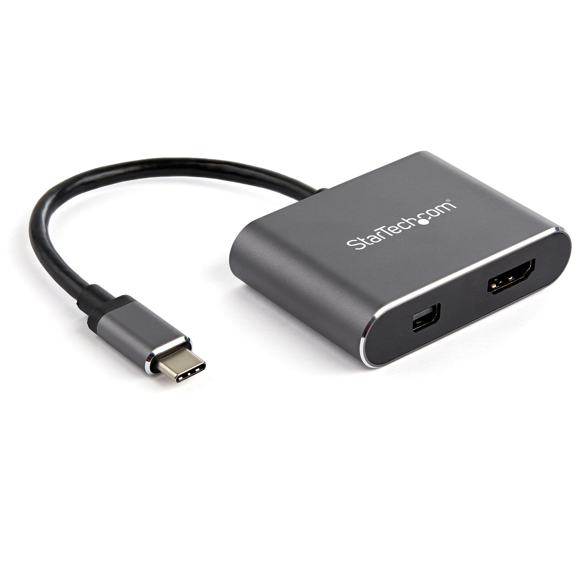 StarTech.com to HDMI, Mini DisplayPort Adapter USB Type C 1 Supported Display(s) - 4 k