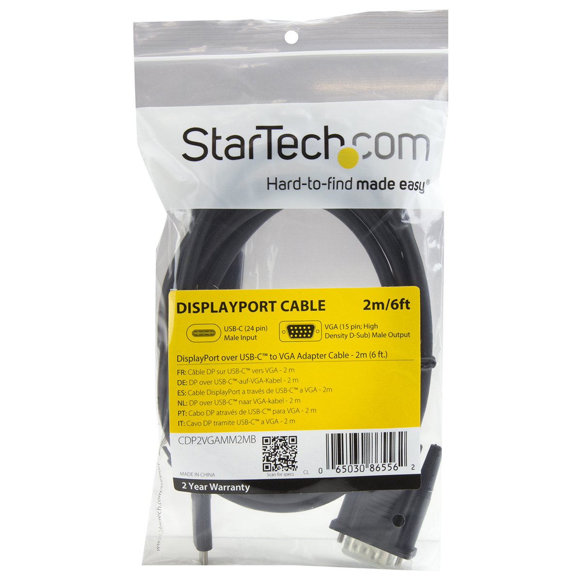 cdp2vgamm2mb StarTech.com to VGA Adapter USB 3.1 1 Supported Display(s) - 1920 x 1200 pixel