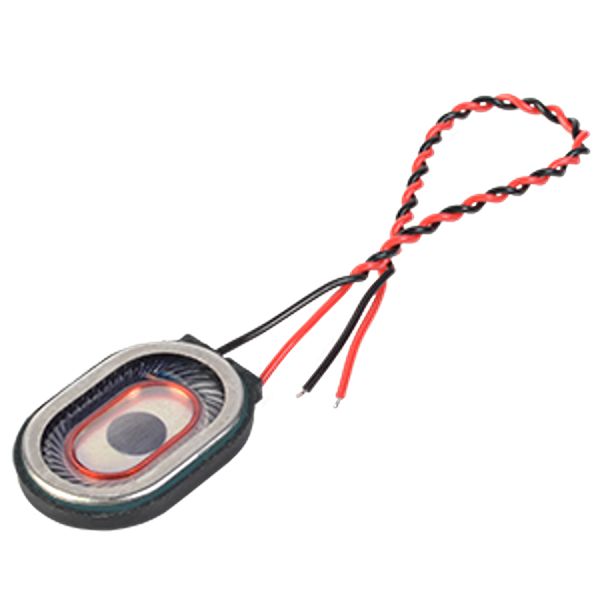 Same Sky 4 Ω 1 W Miniature Speaker, 20 mm Lead Length 120 mm, 3.5mm