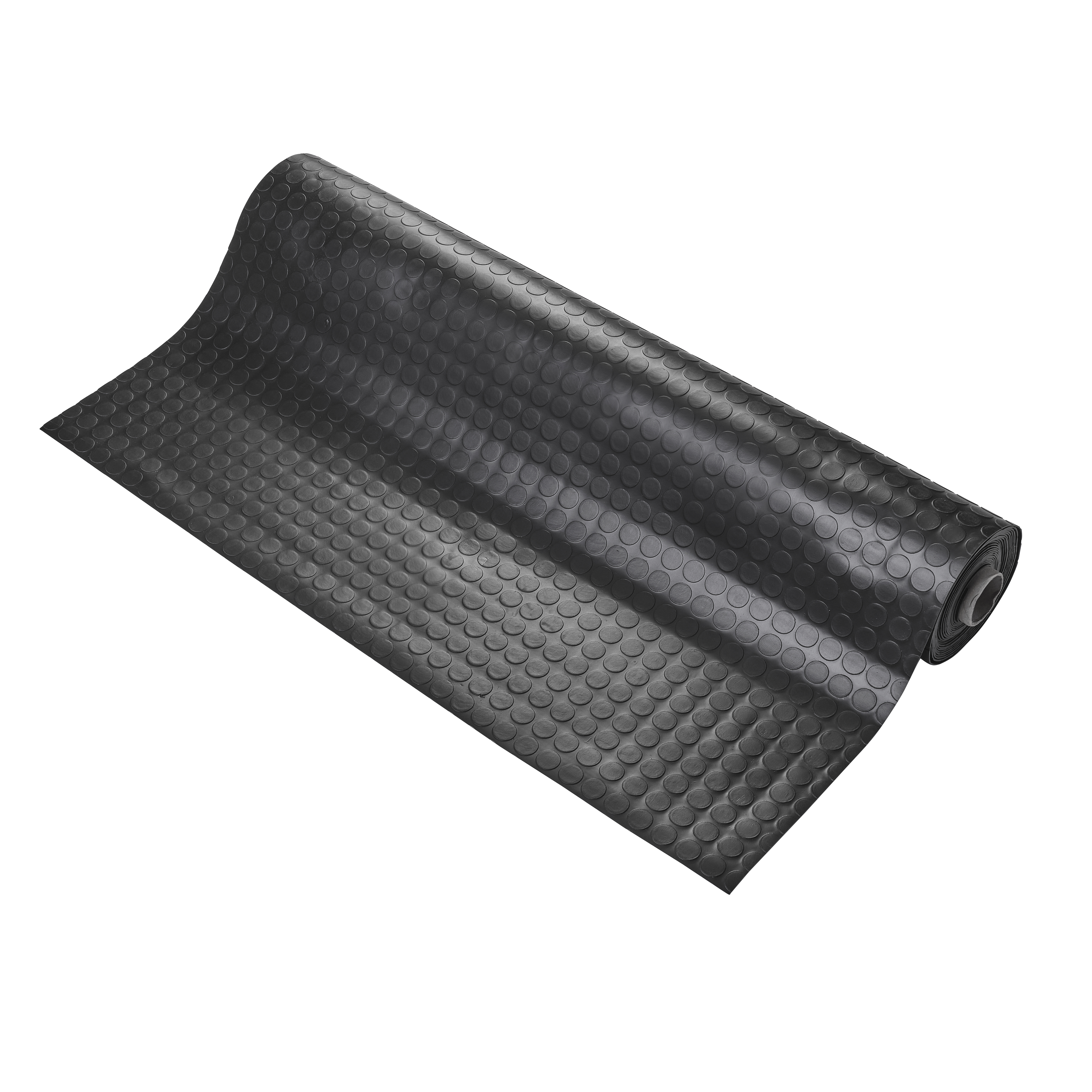 Coba Europe Black Anti-Slip Polyvinyl Chloride Mat Dot Finish 10 m x 1.2m x 2.5 mm