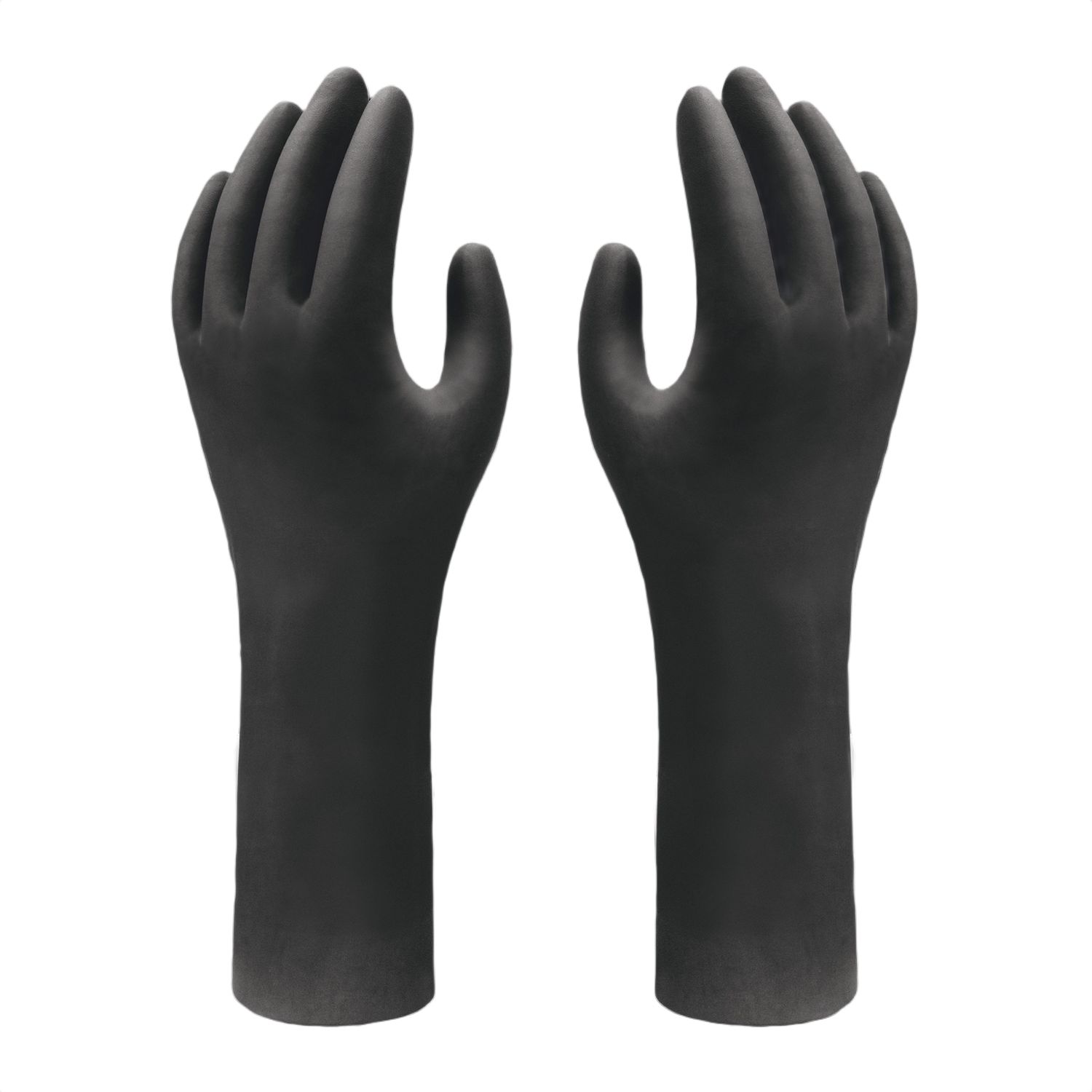 Showa Showa Black Nitrile Anti-Static Work Gloves, Size L, Uncoated Coating