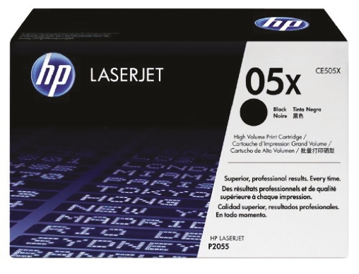 Hewlett Packard CE505X Black Toner Cartridge, P2055dn, P2055x Compatible