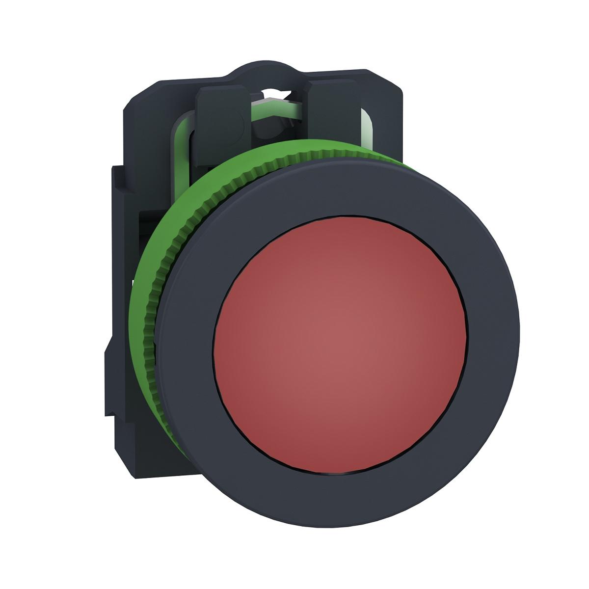 xb5fvg4 Schneider Electric, XB5, Flush Red LED Pilot Light, 30 mm Cutout, IP66, IP69, IP67, Round, 100V ac, 132 V ac