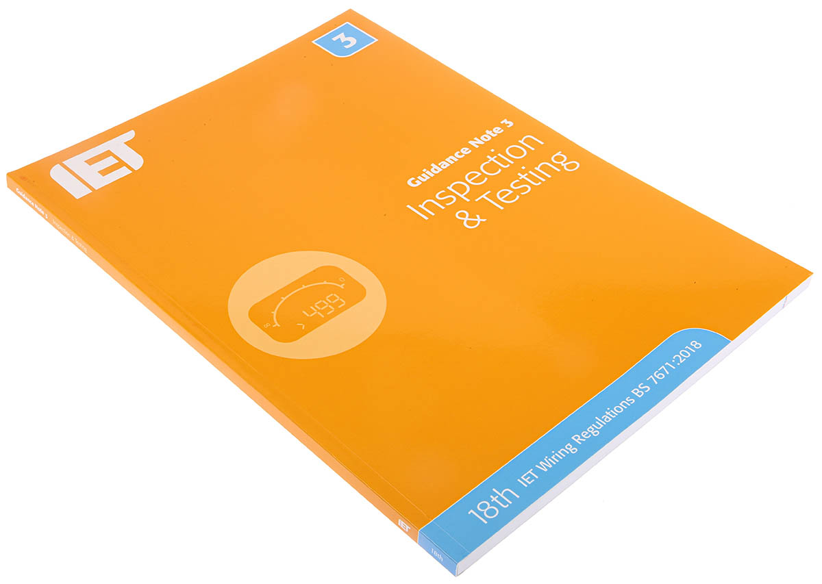 iet18bundle1 Inspection & Testing Guidance Note 3 8th Ed, On Site Guide 18th Ed, Requirements for Electrical Installations 18th Ed